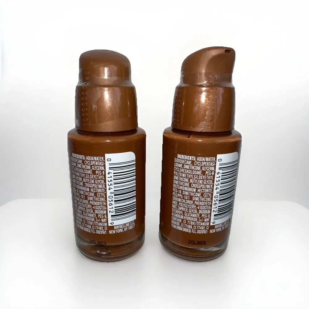 Maybelline Dream Liquid Mousse Foundation Cocoa Dark 3 Set of 2 New Rare